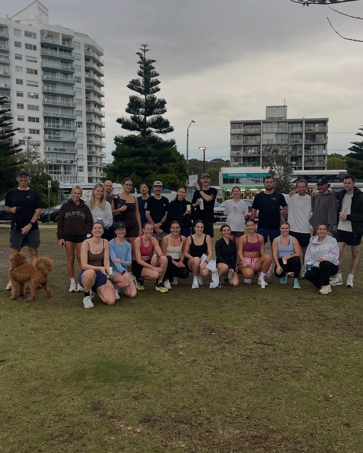 Revolve Run Club group after a morning session
